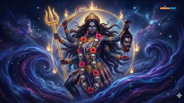 Maa Kali in the cosmos
