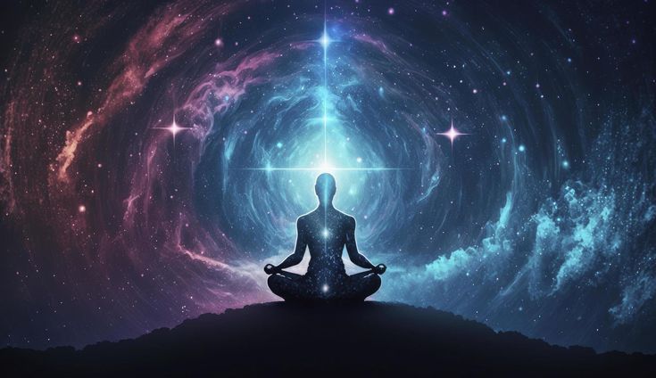 Soul meditation among stars