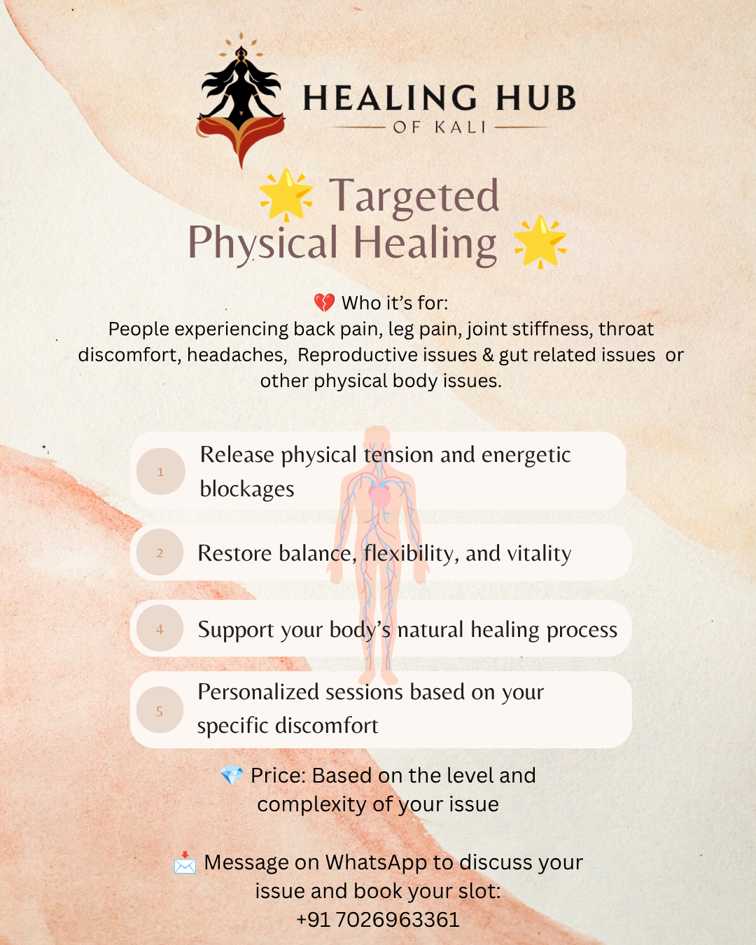 Healing Hub of Kali offering